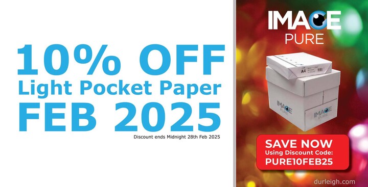 10% Off Limited Time Only - Light Pocket Paper